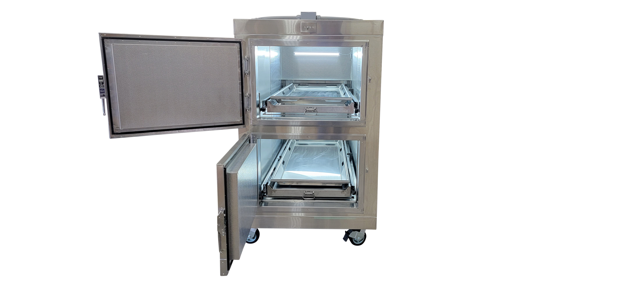 Two Bay Vault Style Morgue Coolers