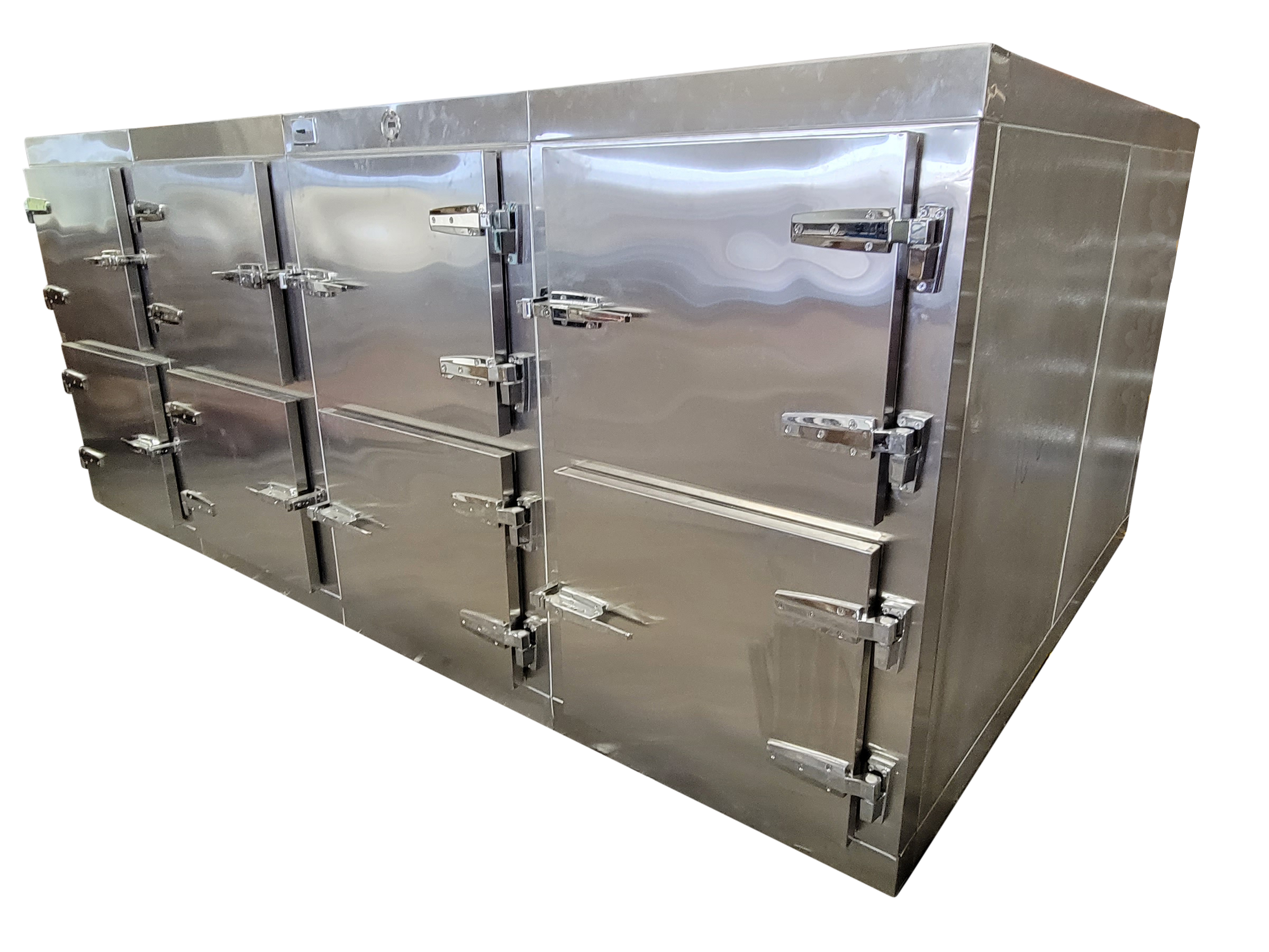 Eight Bay Vault Style Morgue Coolers